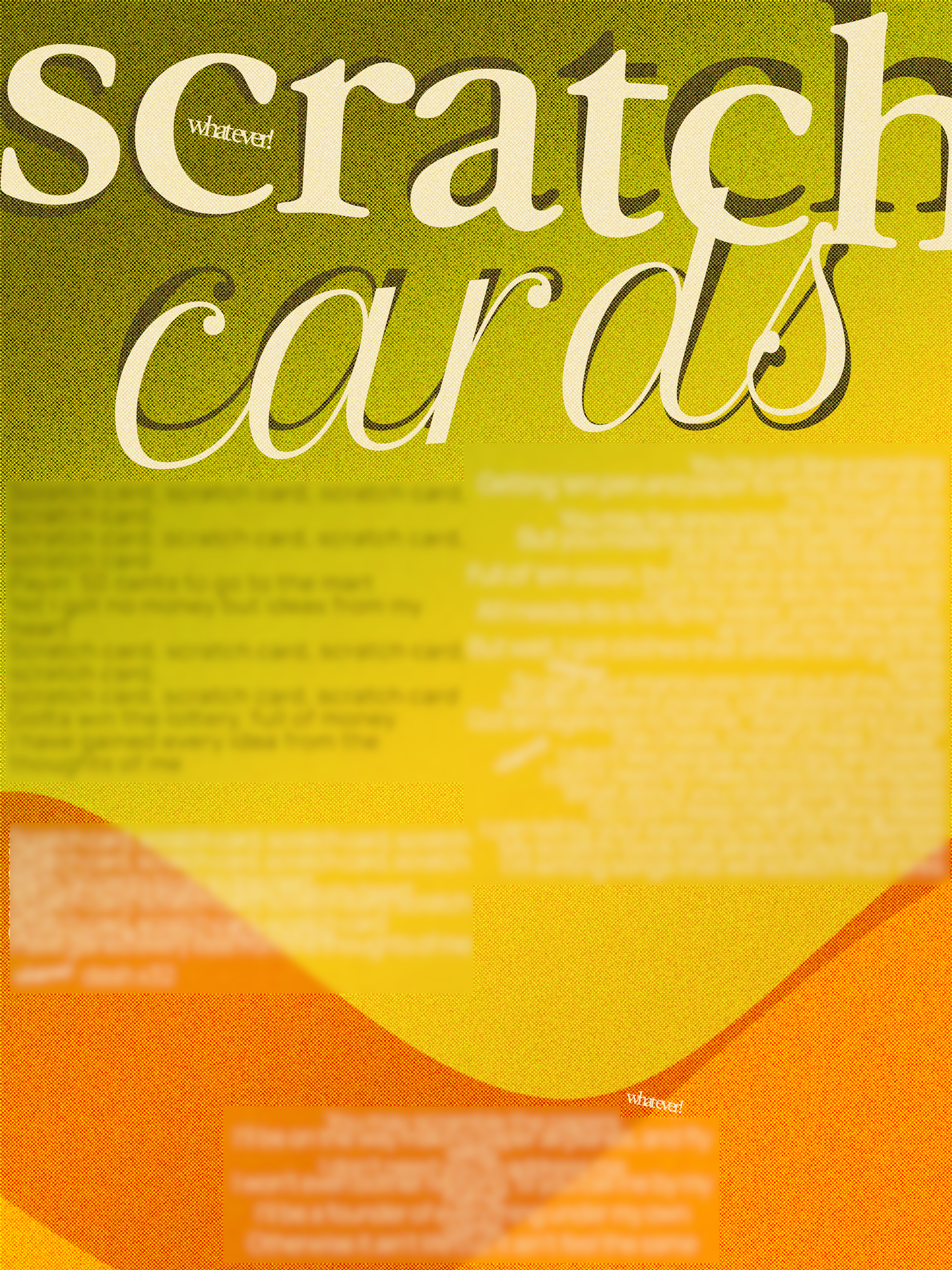 Blurred Poster